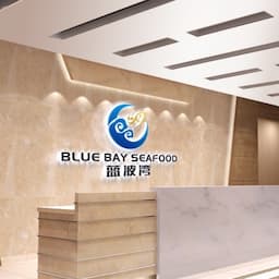 SHISHI BLUE BAY SEAFOOD. CO.，LTD Logo